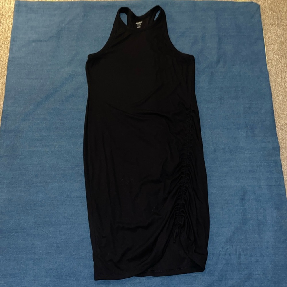 Old Navy black racerback cinch dress